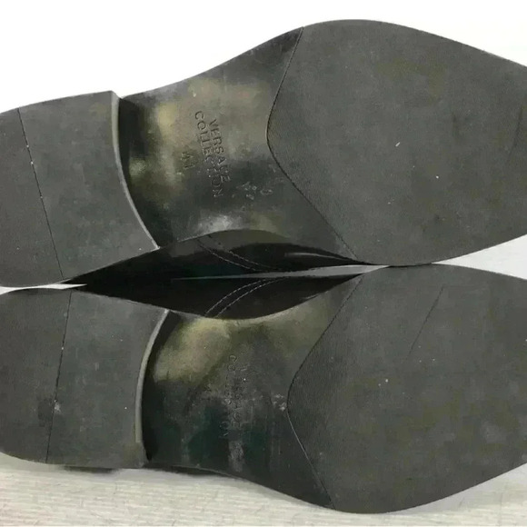 Versace Mens Black Patent Leather Italy Slip-On Loafer Dress Shoes Size 41 - Picture 5 of 8